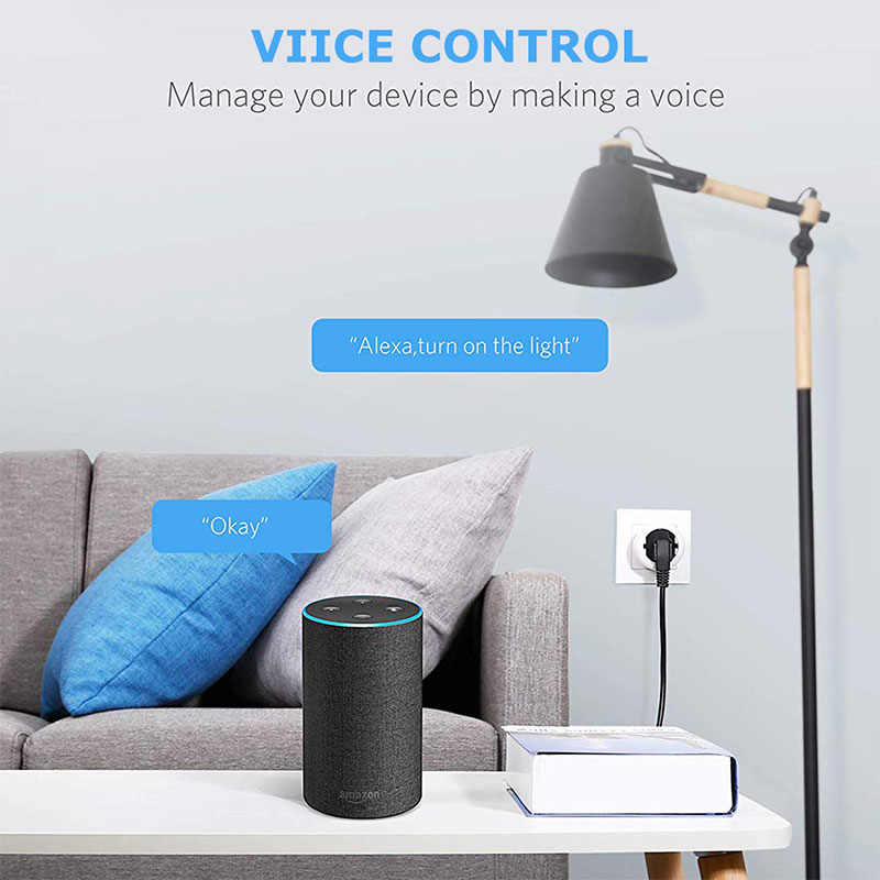 Tuya Zigbee EU 16A remote control smart plug socket voice control with google assistant Alexa Smart plug with timer function - Smart Home - 1